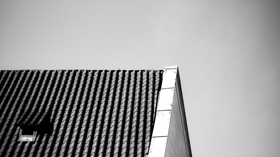 Photo roofline aluminum detail
