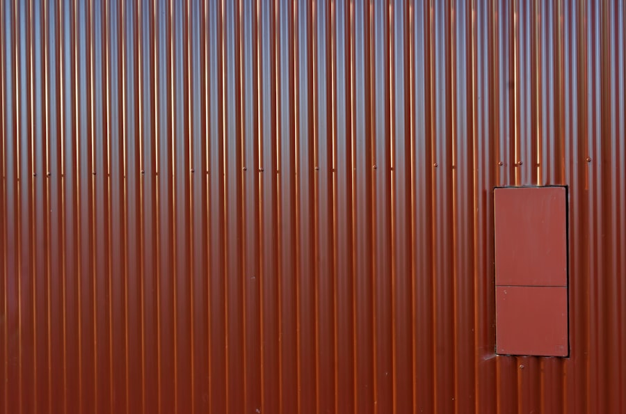 Photo exterior metal siding
